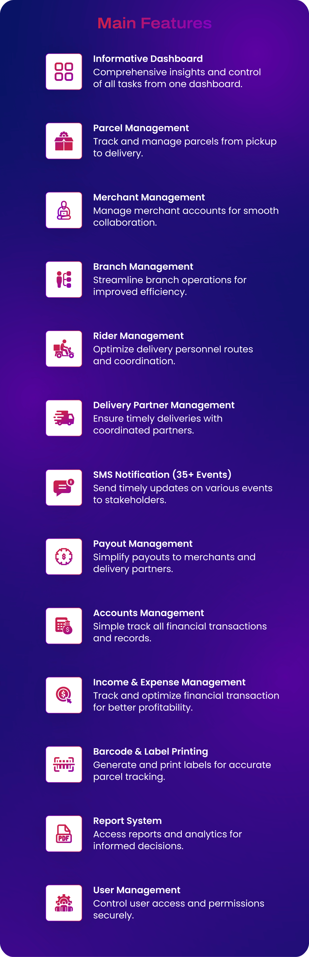 Delix Courier - Parcel Delivery and Courier Management System - 5