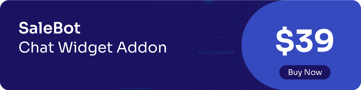 SaleBot Chat Widget Addon