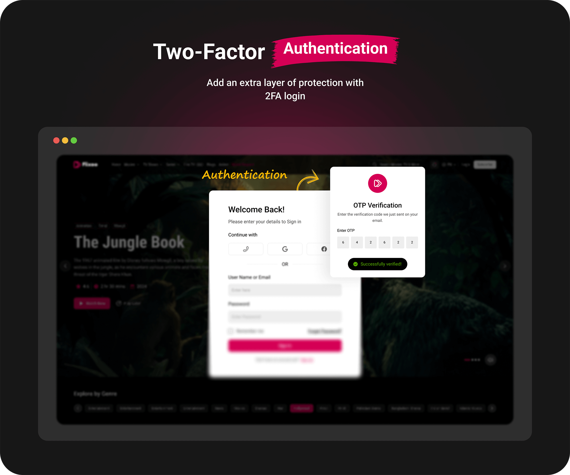 Flixoo Two-Factor Authentication