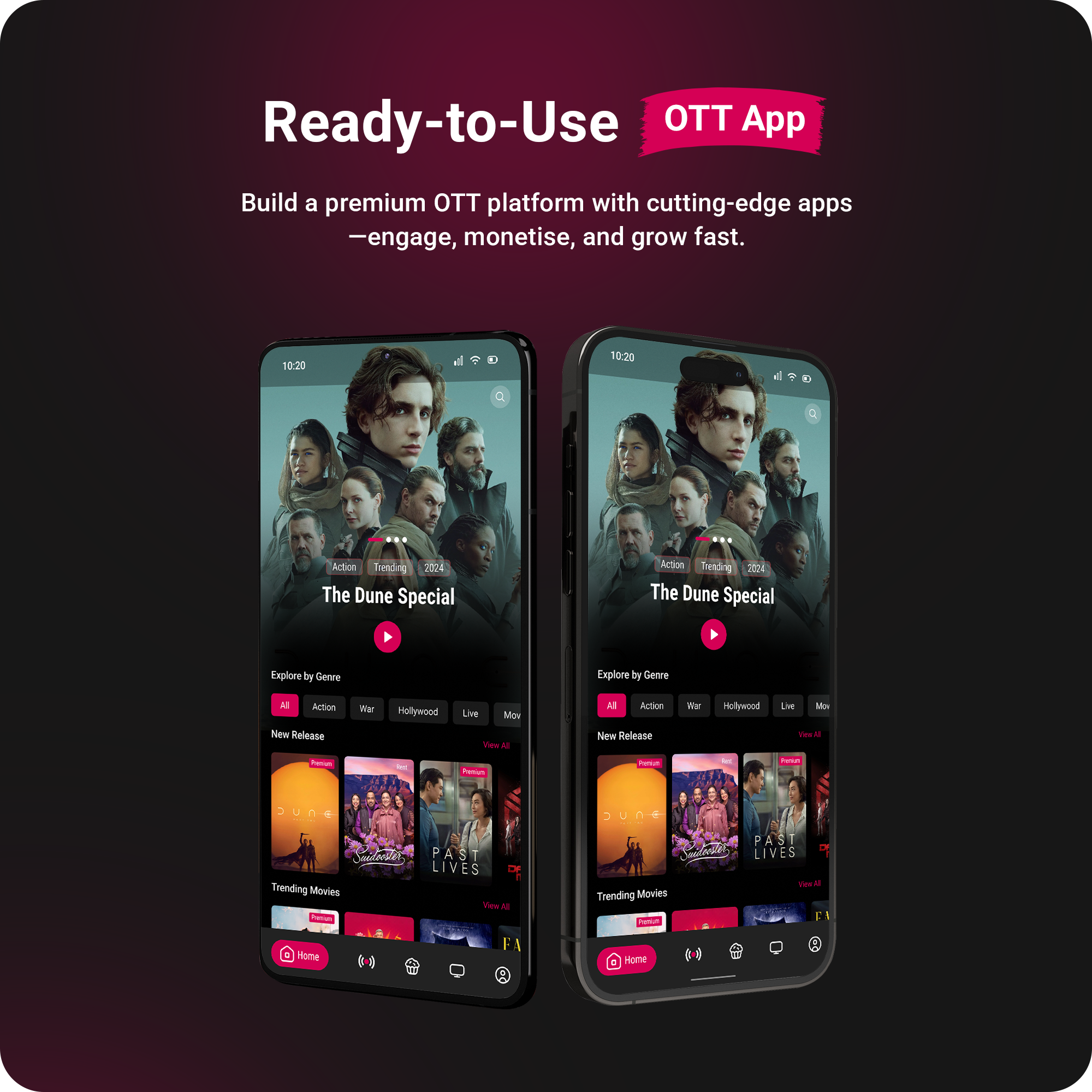 Flixoo Ready-to-Use OTT Apps