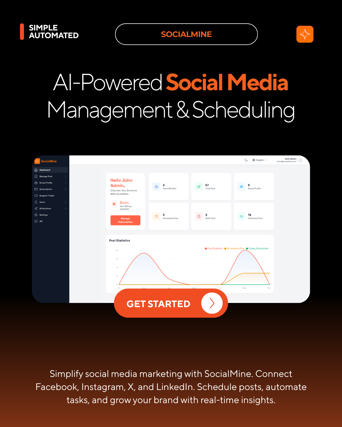 SocialMine screenshot 1