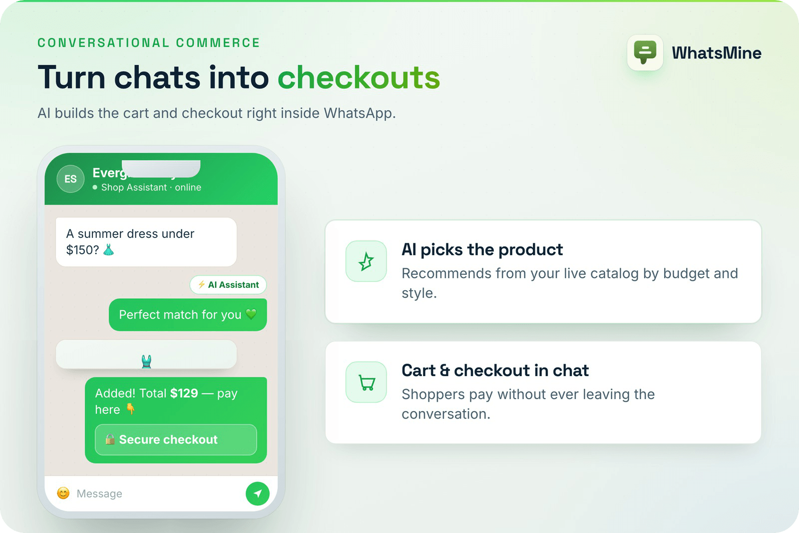 WhatsMine — AI Omnichannel Marketing, Automation & Chatbot SaaS (WhatsApp, Messenger, SMS & Email)