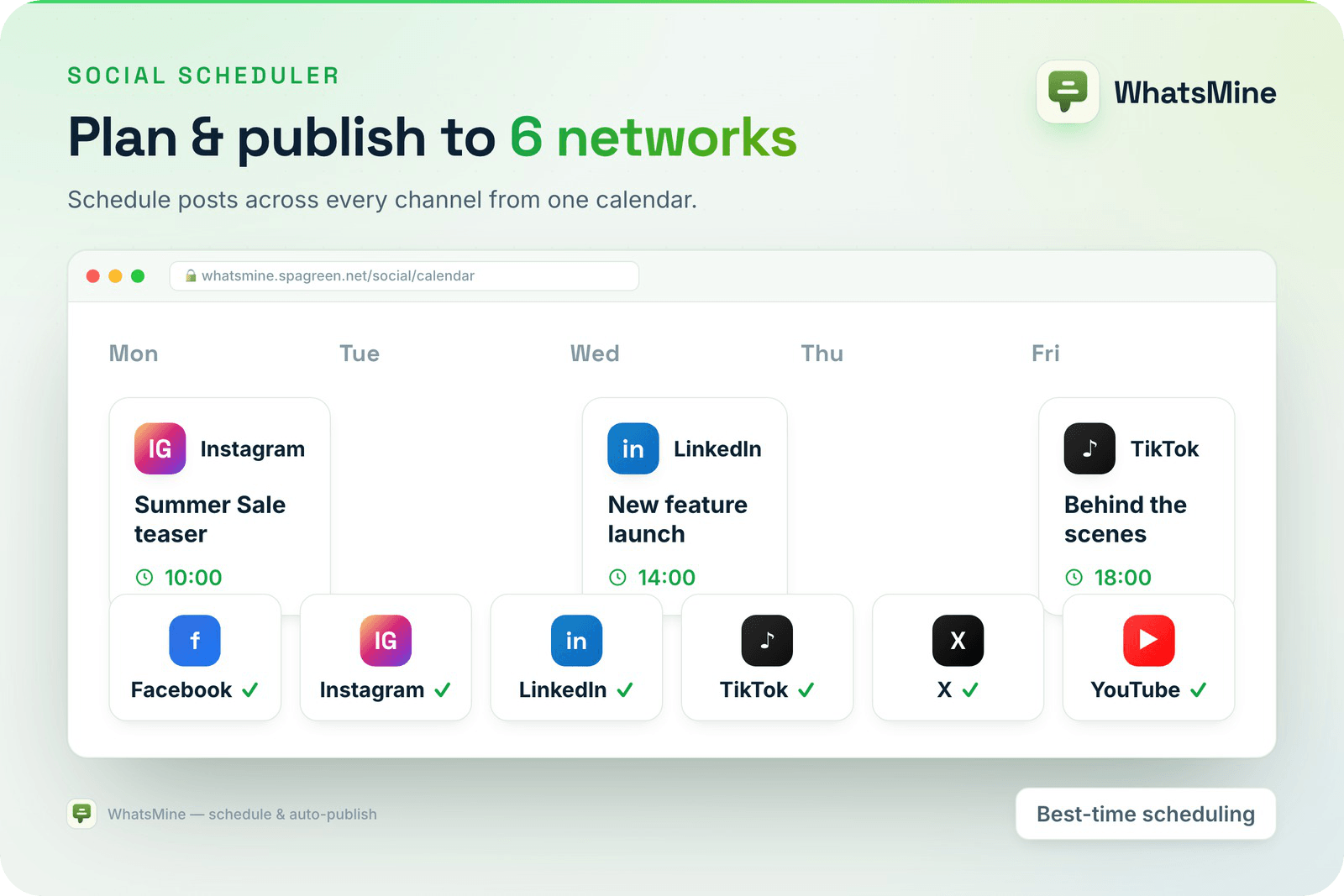 WhatsMine — AI Omnichannel Marketing, Automation & Chatbot SaaS (WhatsApp, Messenger, SMS & Email)