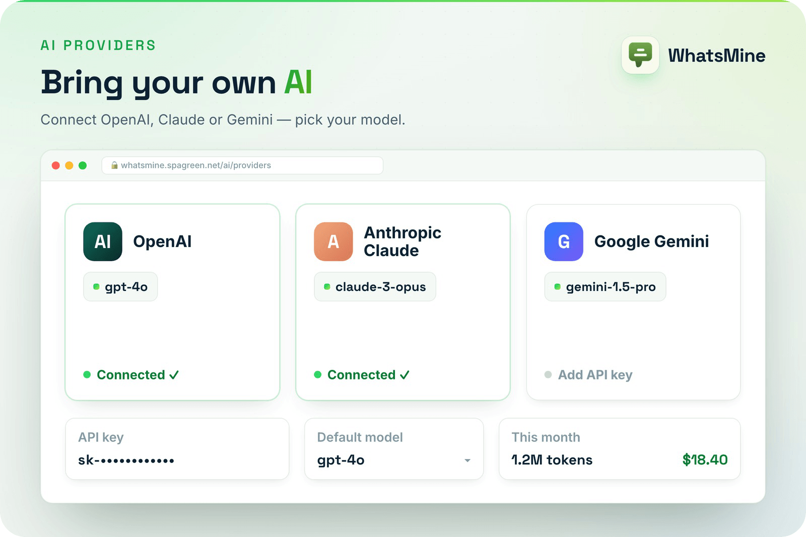 WhatsMine — AI Omnichannel Marketing, Automation & Chatbot SaaS (WhatsApp, Messenger, SMS & Email)