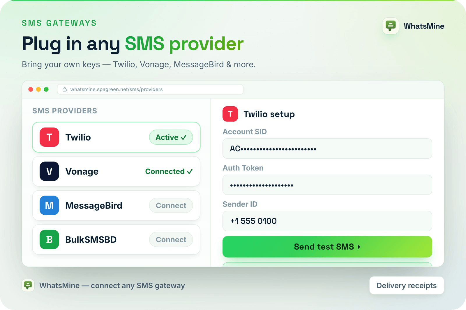 WhatsMine — AI Omnichannel Marketing, Automation & Chatbot SaaS (WhatsApp, Messenger, SMS & Email)
