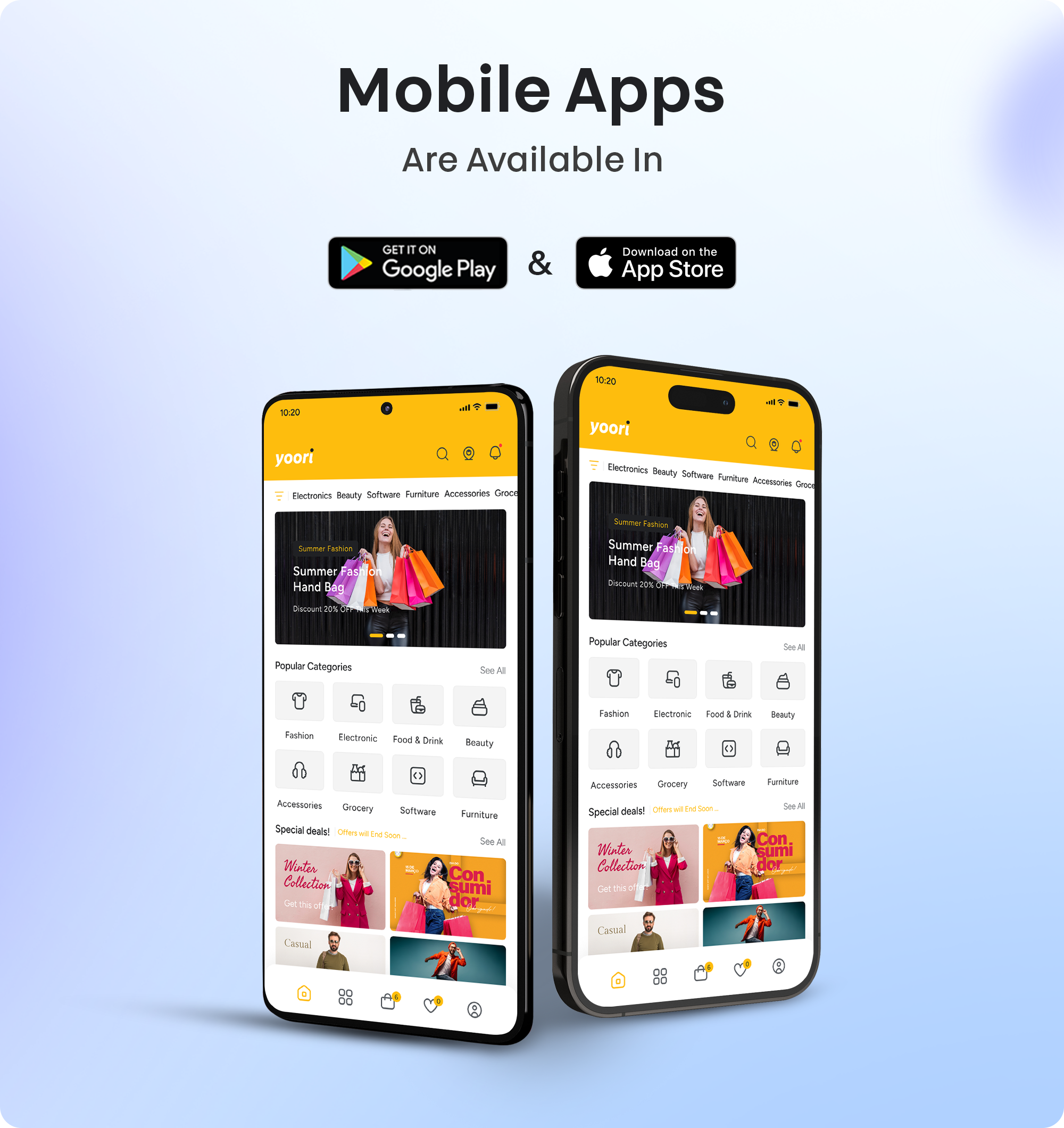 YOORI eCommerce | Single & Multi-Vendor PWA Marketplace CMS