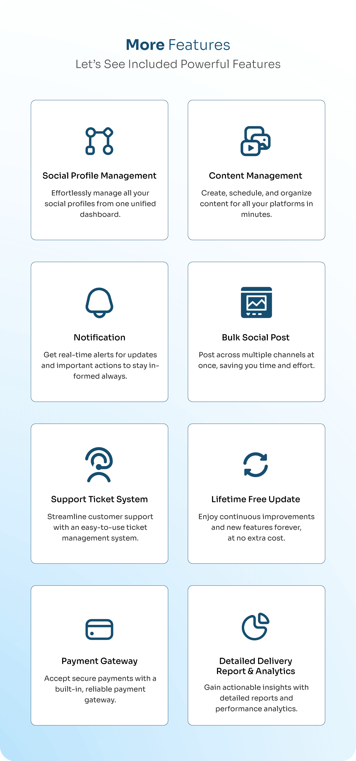 SocialVibe SaaS Features